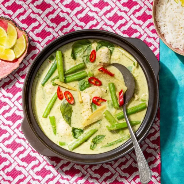 Thai Green Curry with Noodles