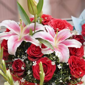Flower set Lilly's and Roses